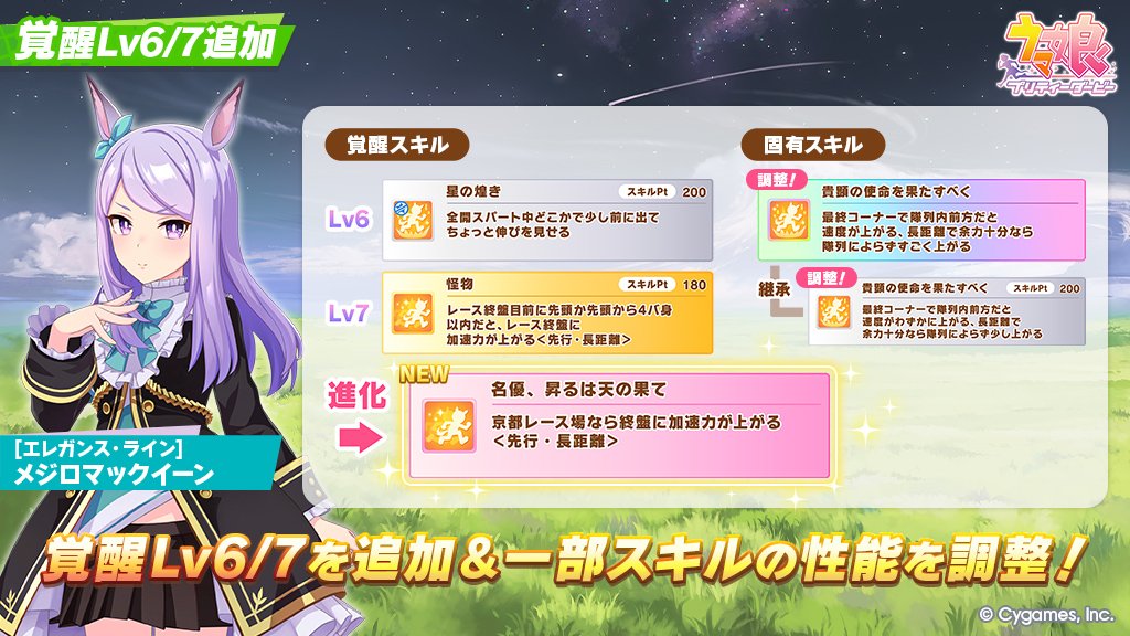 ウマ娘】メジロマックイーンの覚醒Lv7が開放＆性能を解説！ 11月LoH